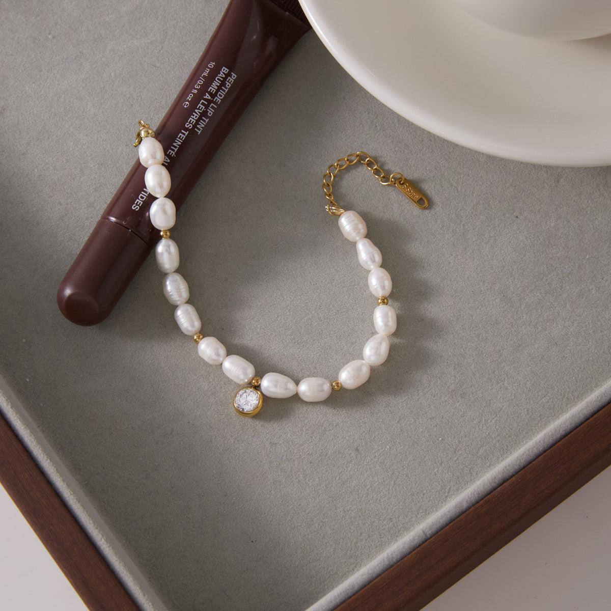 Zephyr Pearl Beaded Bracelet