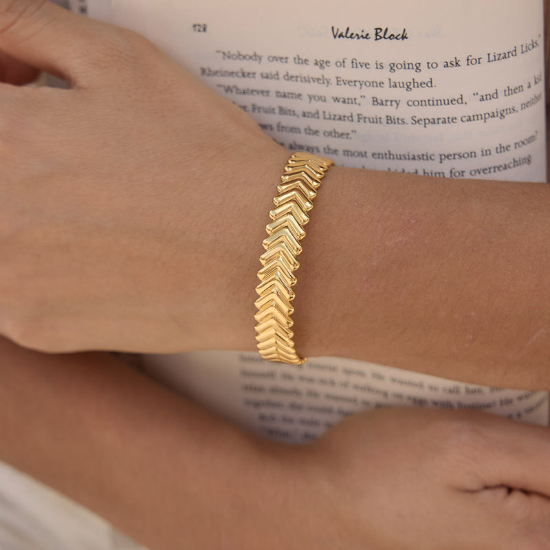 Meltemi Wheat Ear Cuff Bracelet