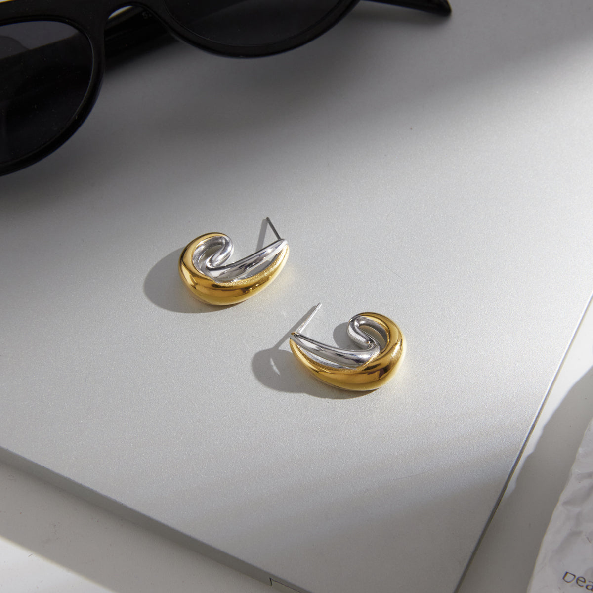 Sirocco Criss-Cross C-Hoop Earrings