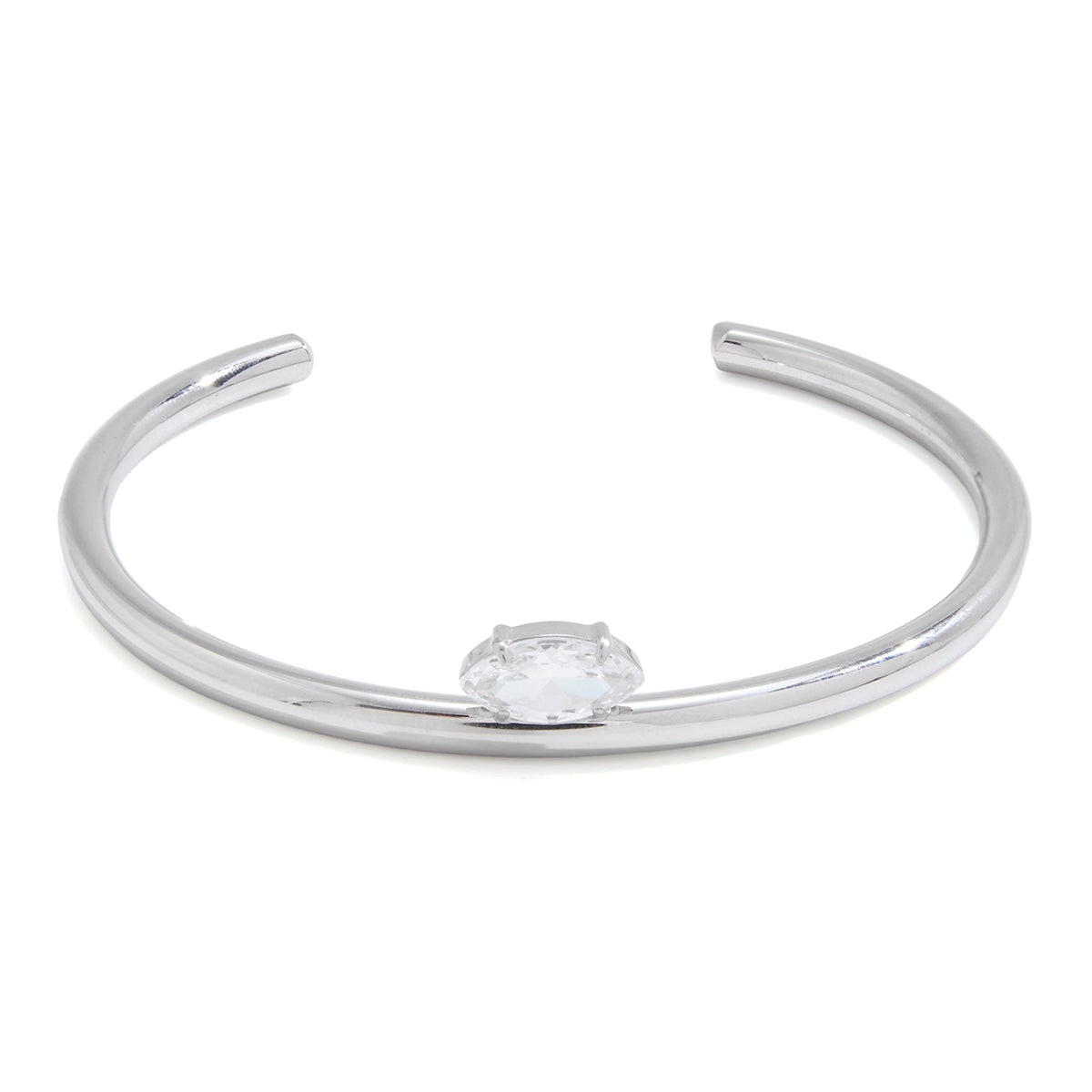 Olive Branch Marquise Cuff Bracelet
