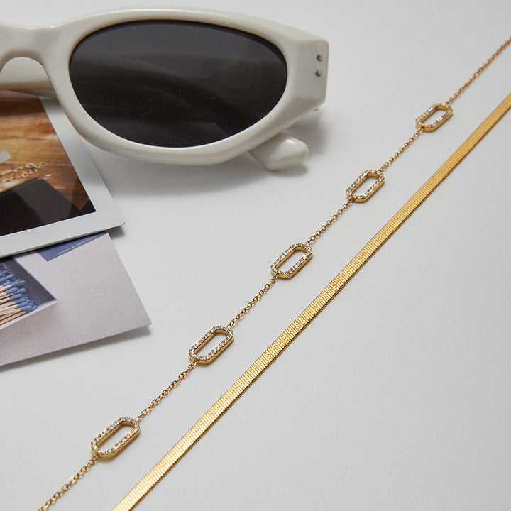 Formentera Pavé Station Necklace