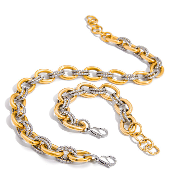 Tramuntana Two-Tone Chunky Chain Bracelet