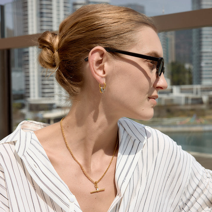 Salt Air Toggle Bar Rolo Necklace