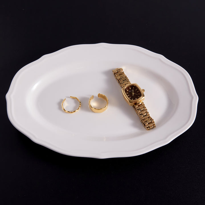 Mistral Wavy Wide Band Ring