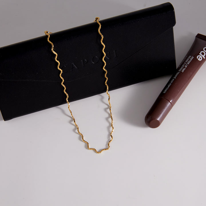 Tramontana Rippled Link Necklace