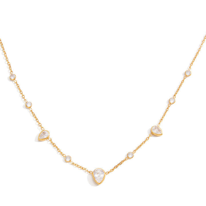 Salt Air Teardrop Station Necklace