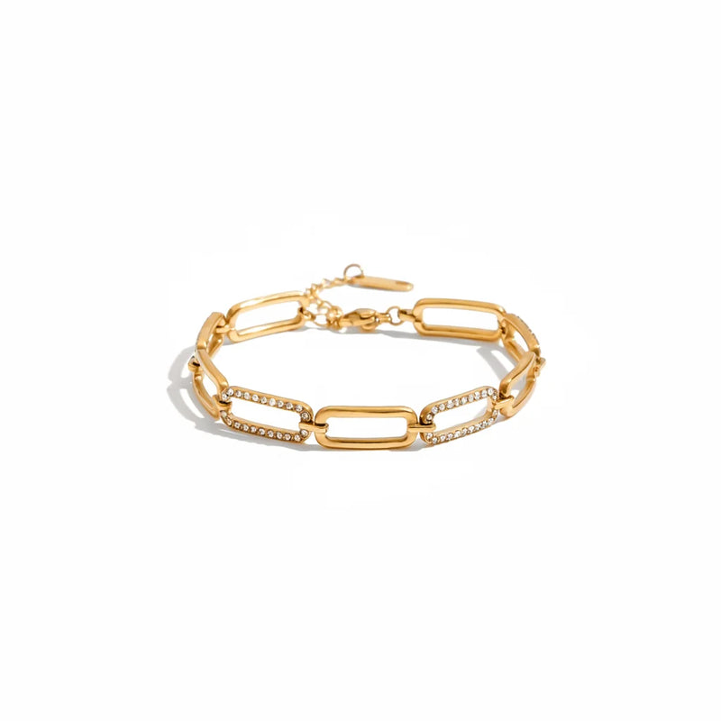 Formentera Paperclip Link Bracelet