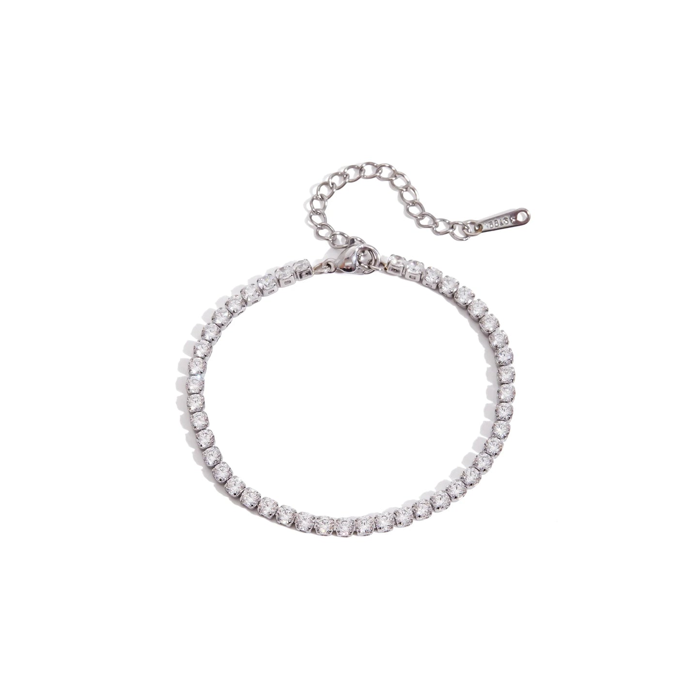 Zephyr Round-Cut Tennis Bracelet