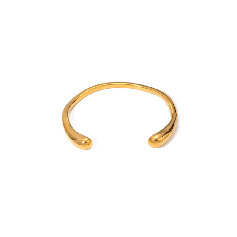 Levante Glossy Open Cuff Bracelet