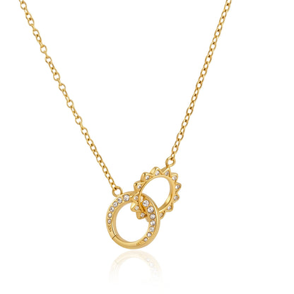 Solstice Interlocking Circles Necklace