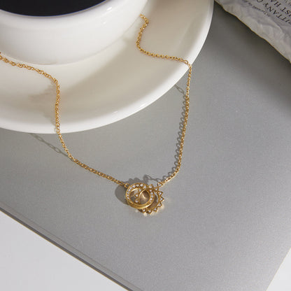 Solstice Interlocking Circles Necklace