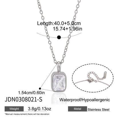 Levante Bezel Solitaire Necklace