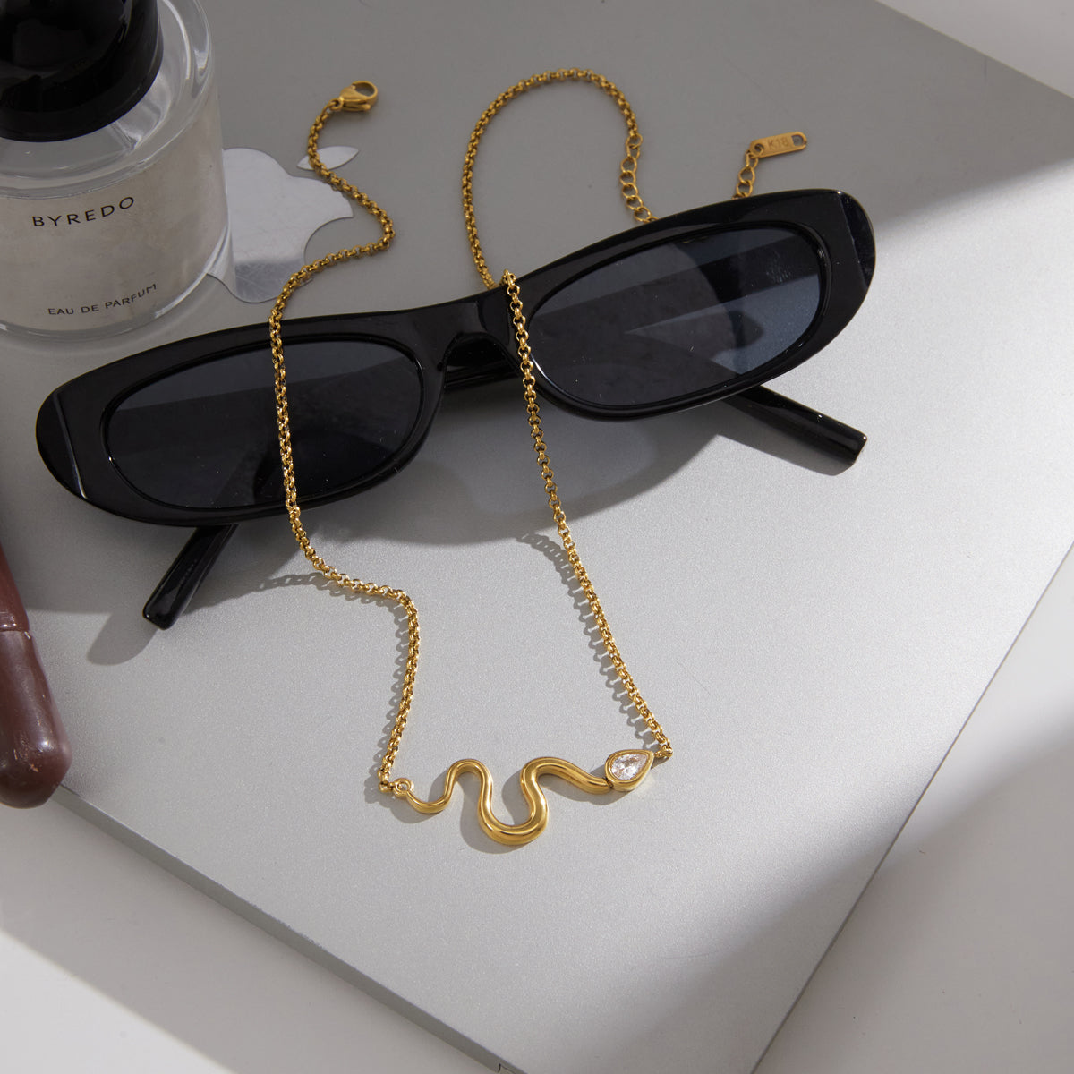 Marea Serpentine Drop Necklace