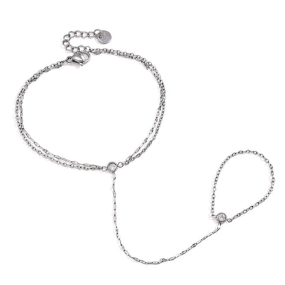 Jasmine Fine Hand Chain Bracelet