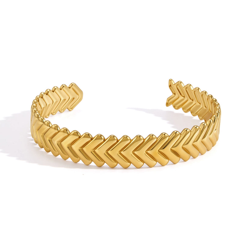 Meltemi Wheat Ear Cuff Bracelet