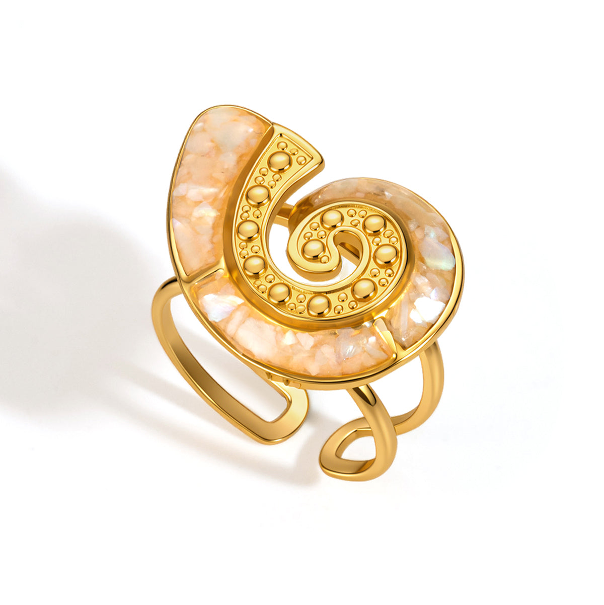 Salt Air Spiral Conch Ring