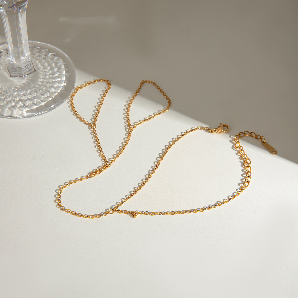 Lumen Linked Hand Chain Ring