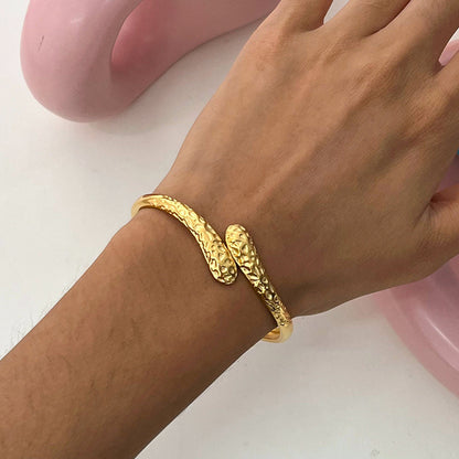 Sirocco Hammered Wrap Bracelet
