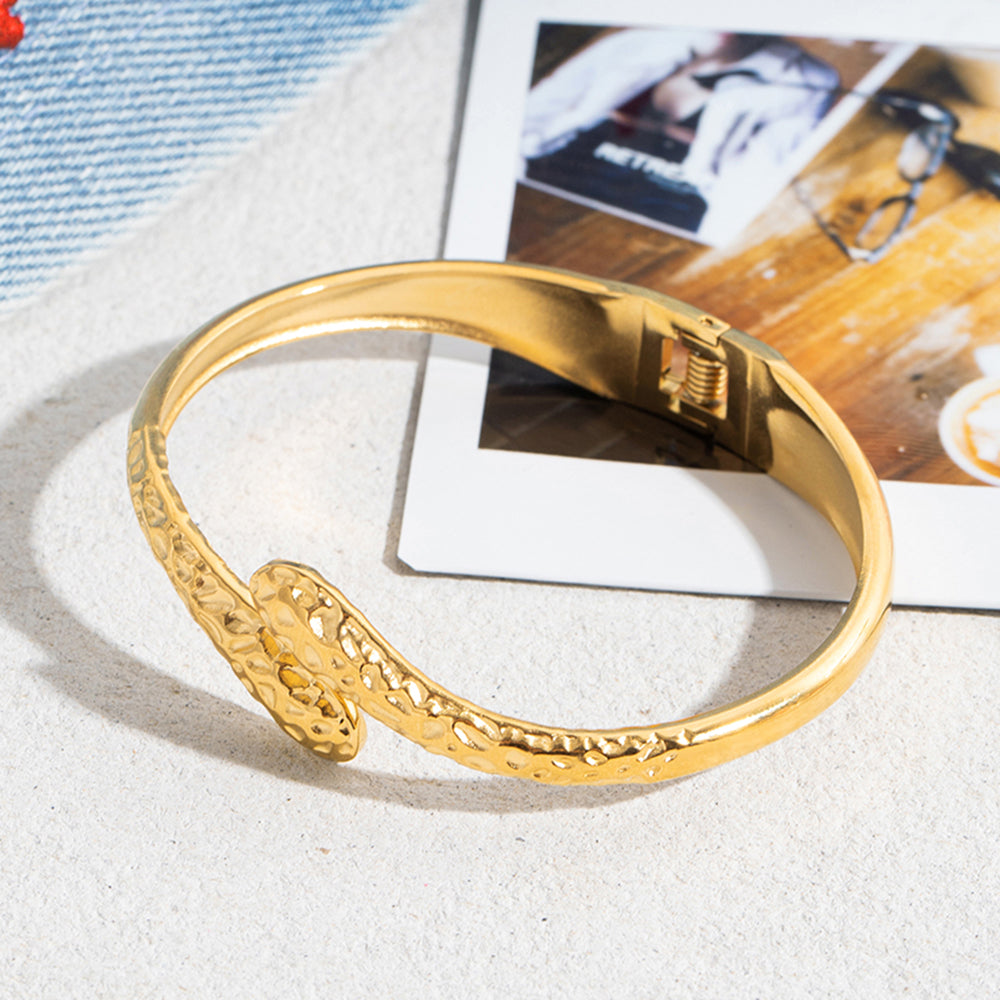 Sirocco Hammered Wrap Bracelet