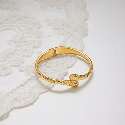 Sirocco Hammered Wrap Bracelet