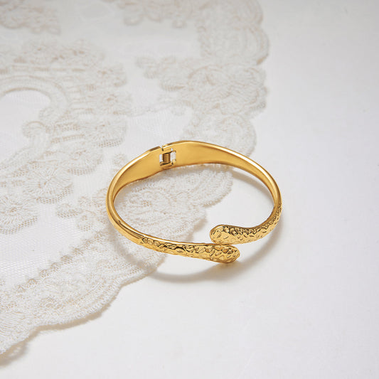 Sirocco Hammered Wrap Bracelet