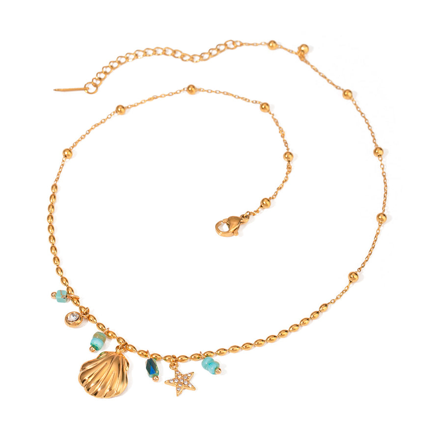 Salt Air Shell Charm Necklace