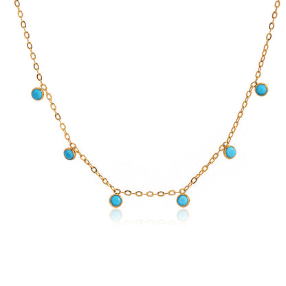 Lagoon Turquoise Drop Necklace