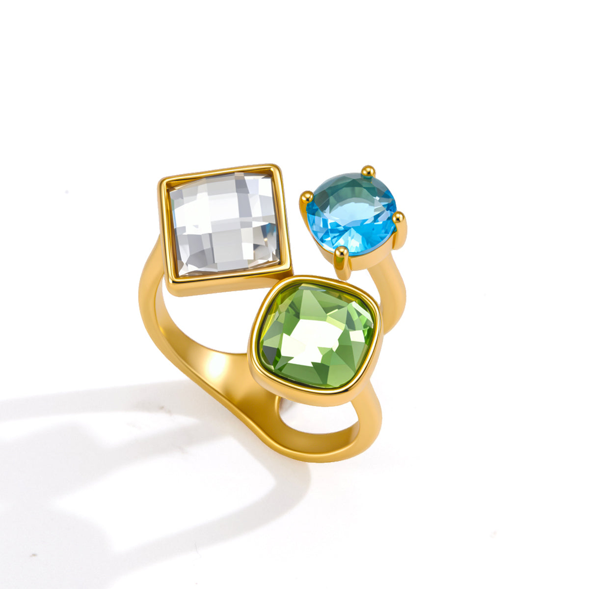 Aegean Multi Stone Cluster Ring