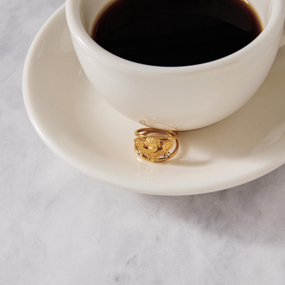 Amalfi Cherub Open Ring