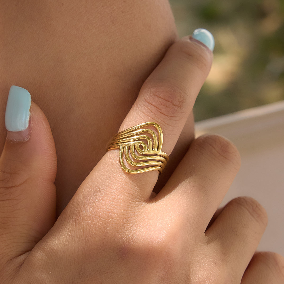 Solstice Linear Open Ring
