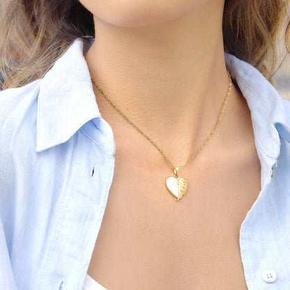 Shoreline Shell Heart Necklace