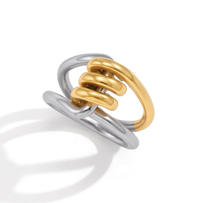 Solstice Twisted Layered Ring