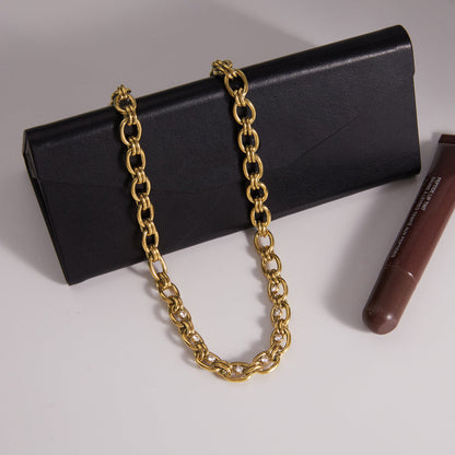 Marea Chunky Zirconia Chain Necklace
