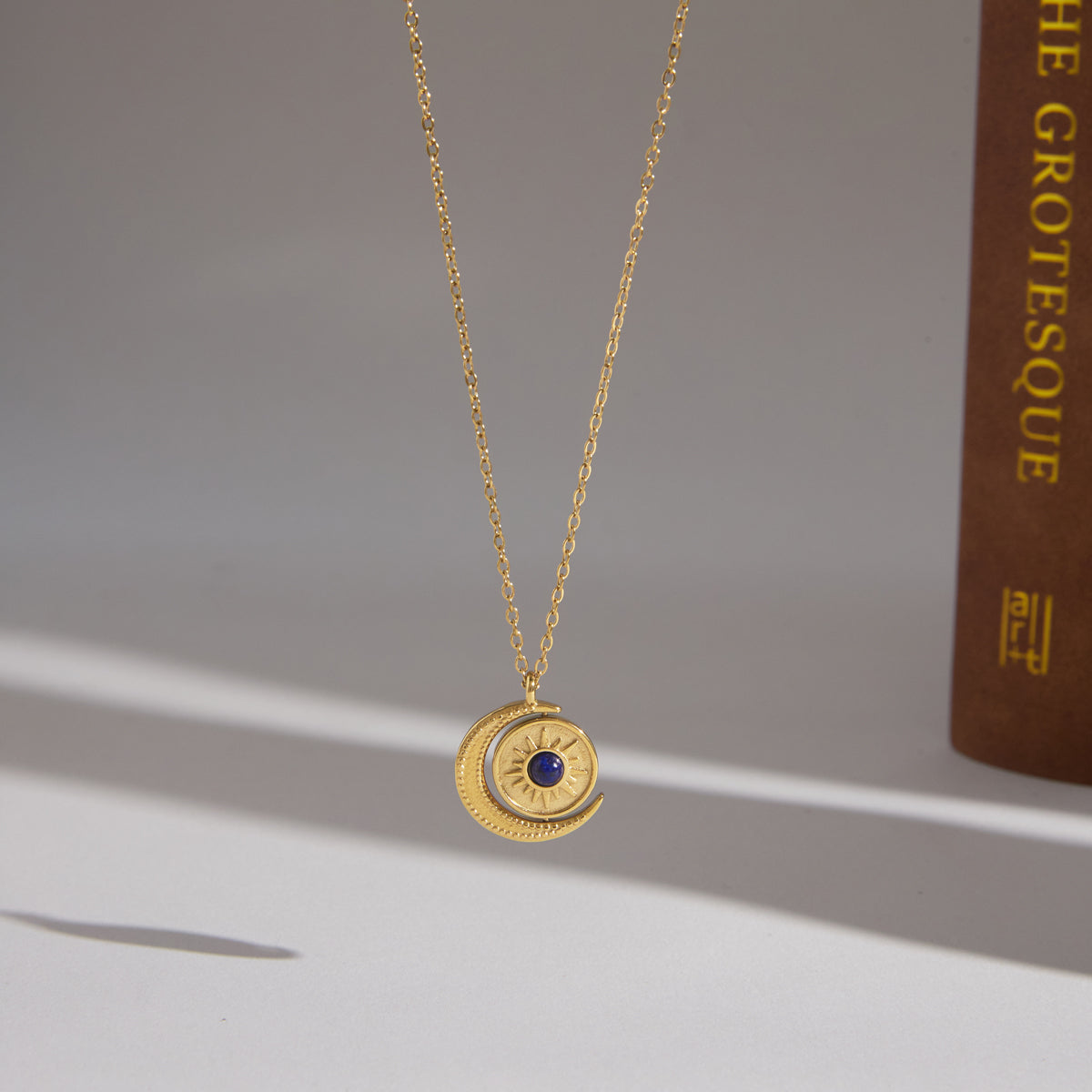 Tramontana Sun and Moon Spinner Necklace