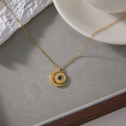 Tramontana Sun and Moon Spinner Necklace