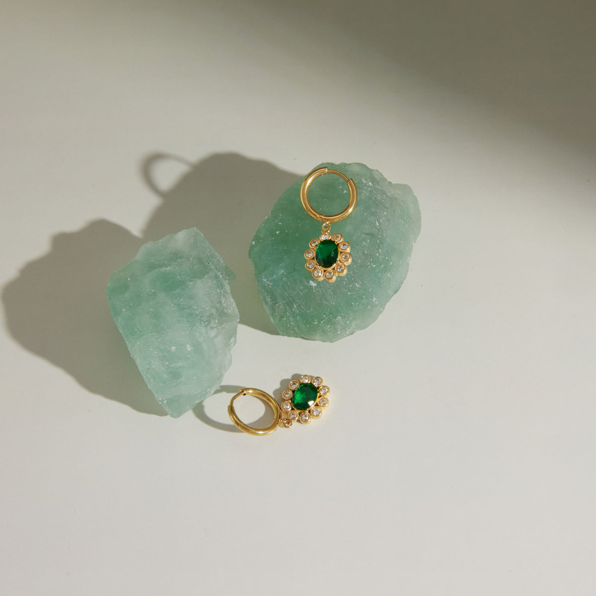 Almond Blossom Flower Drop Earrings