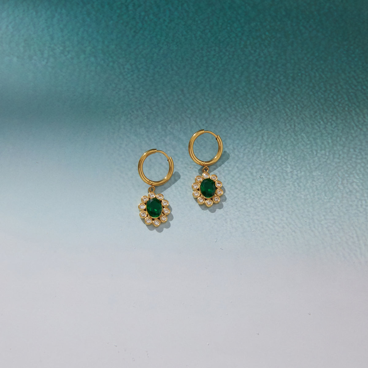 Almond Blossom Flower Drop Earrings