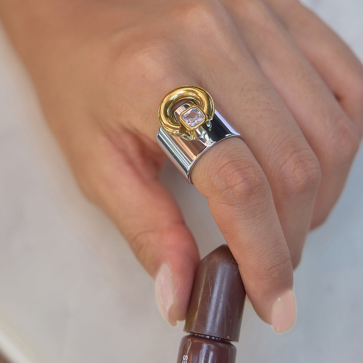 Cala Wide Band Statement Ring