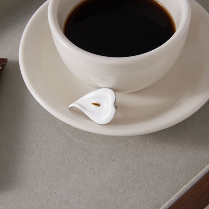 Alba White Calla Lily Ring