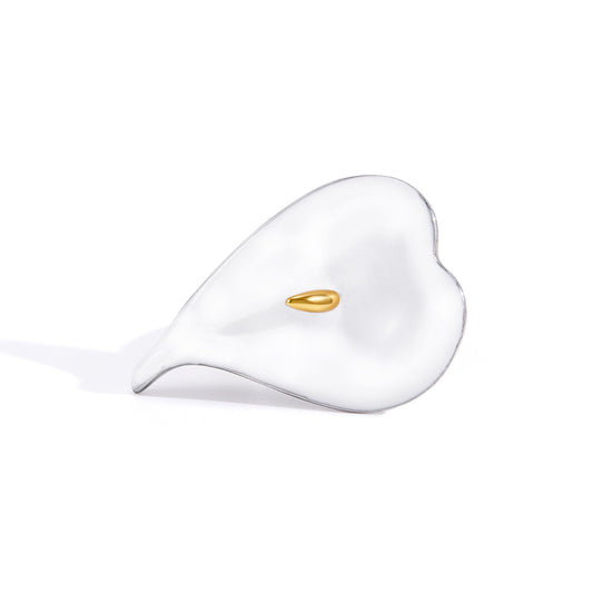 Alba White Calla Lily Ring