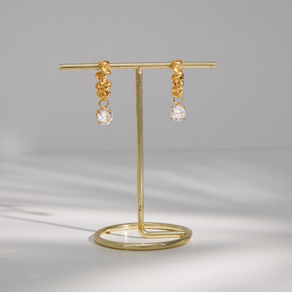 Vela Twisted Rope Hoop Earrings