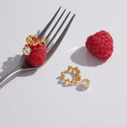 Vela Twisted Rope Hoop Earrings