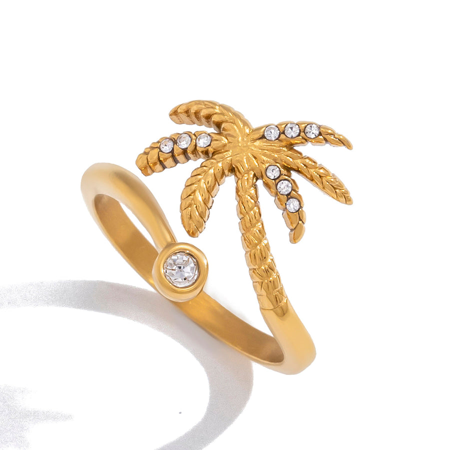Sirocco Palm Tree Open Ring