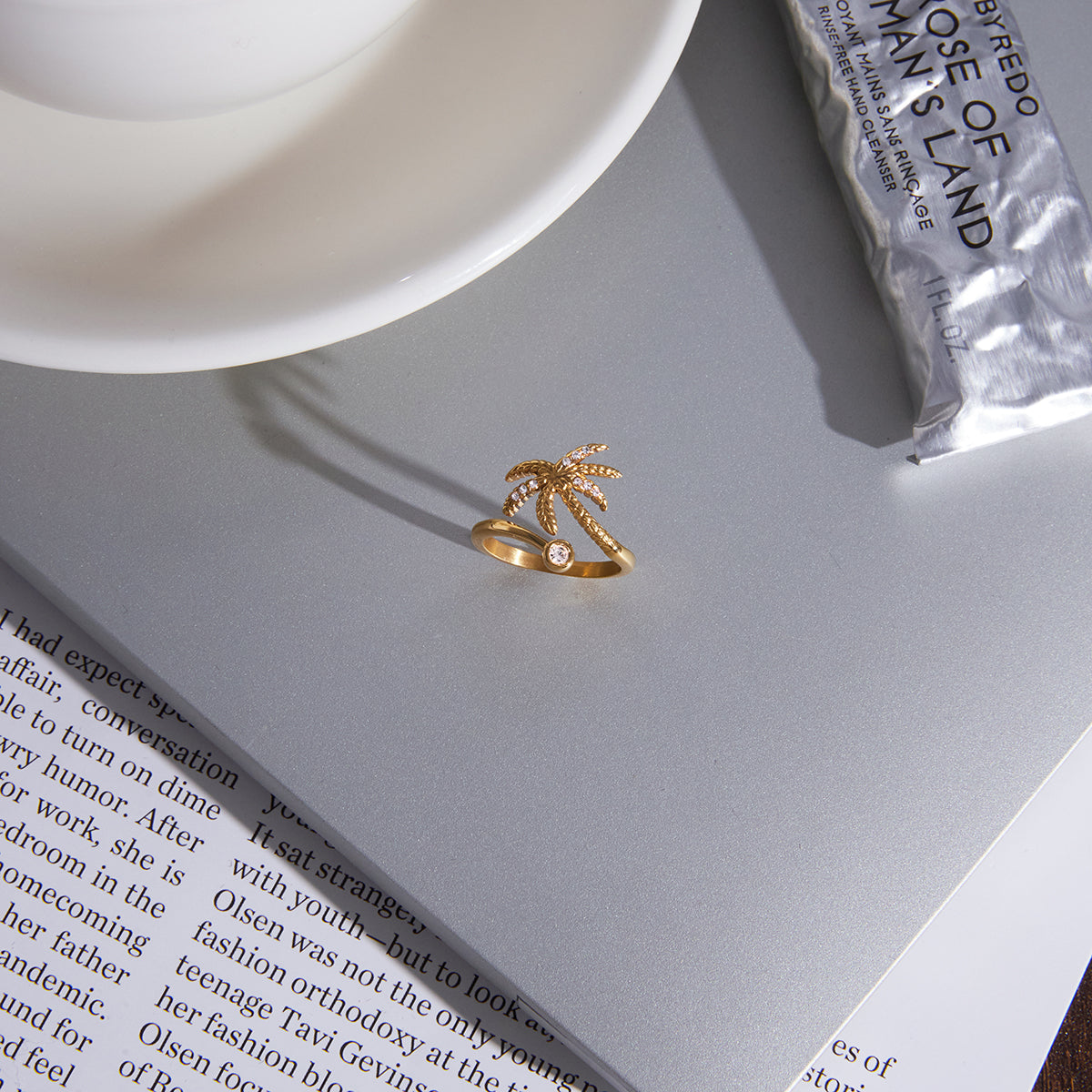 Sirocco Palm Tree Open Ring