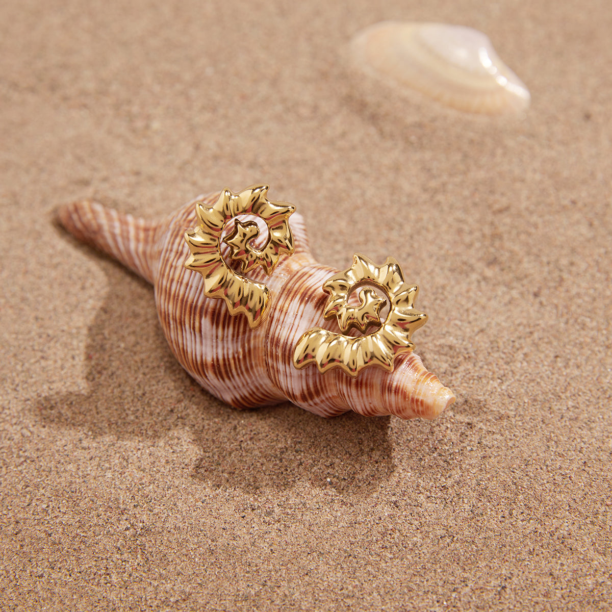 Solstice Sculpted Spiral Earrings