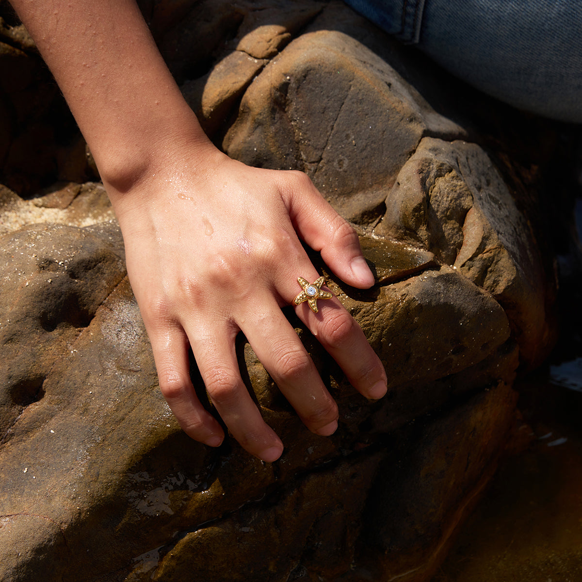 Sirocco Starfish Open Ring