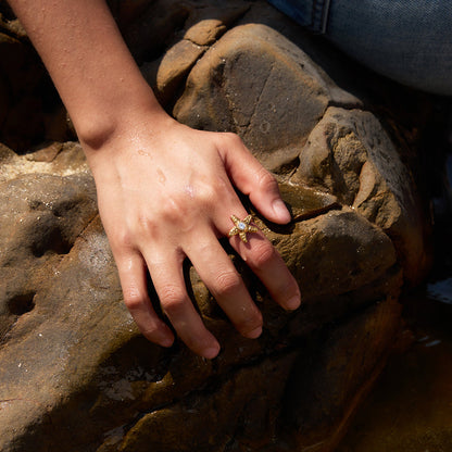 Sirocco Starfish Open Ring