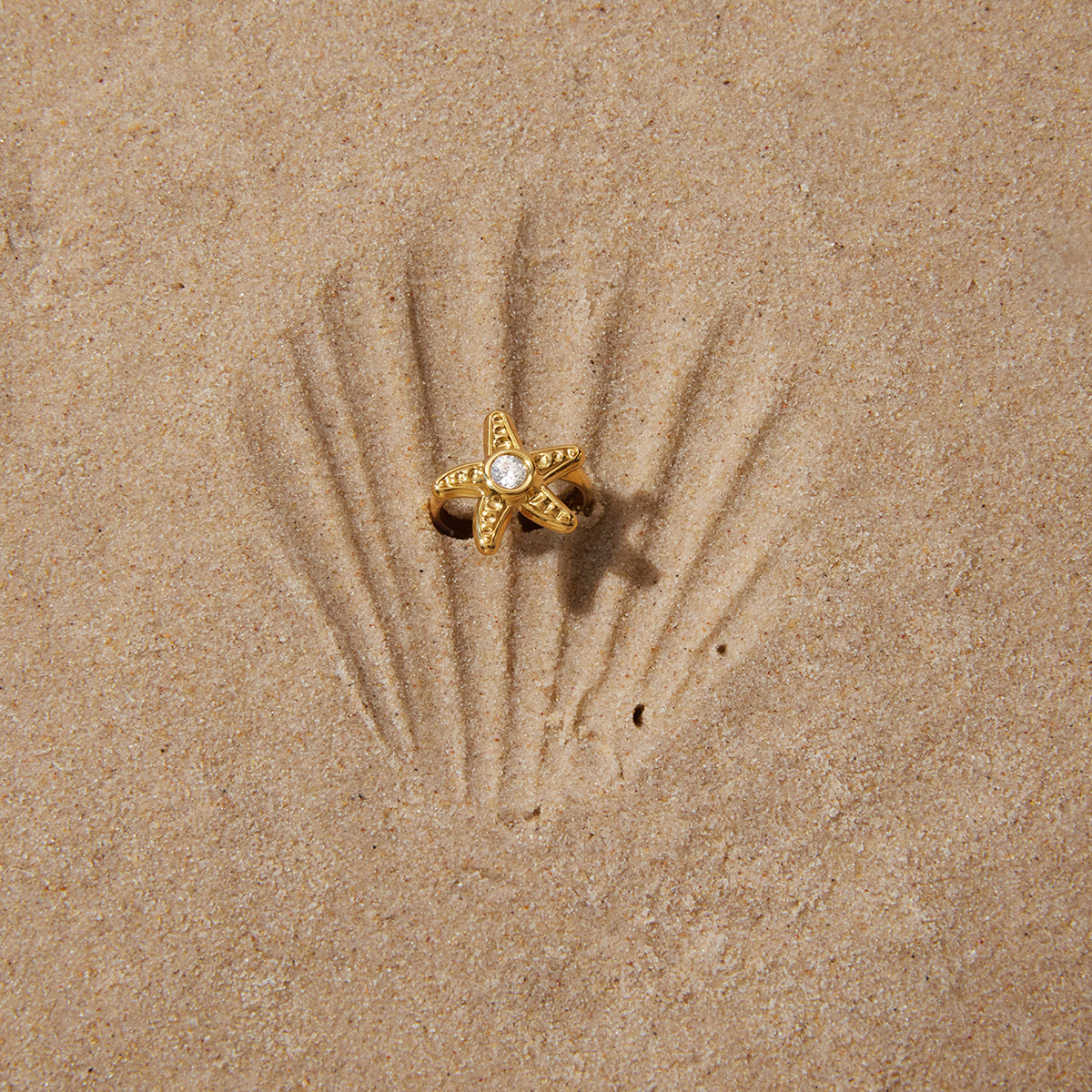 Sirocco Starfish Open Ring