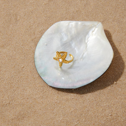 Sirocco Starfish Open Ring