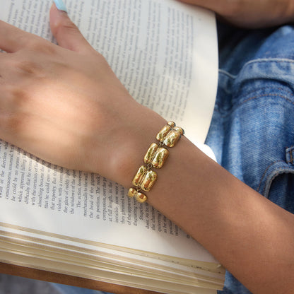 Shoreline Puffed Link Bracelet